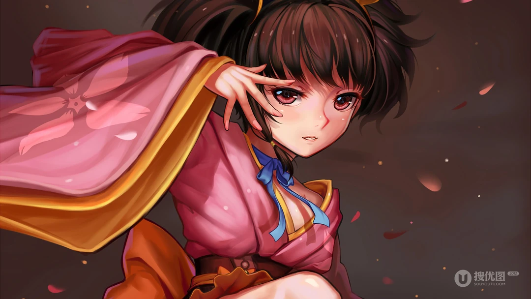 动漫&ldquo;甲铁城的卡巴内瑞&rdquo;人物插画高清壁纸