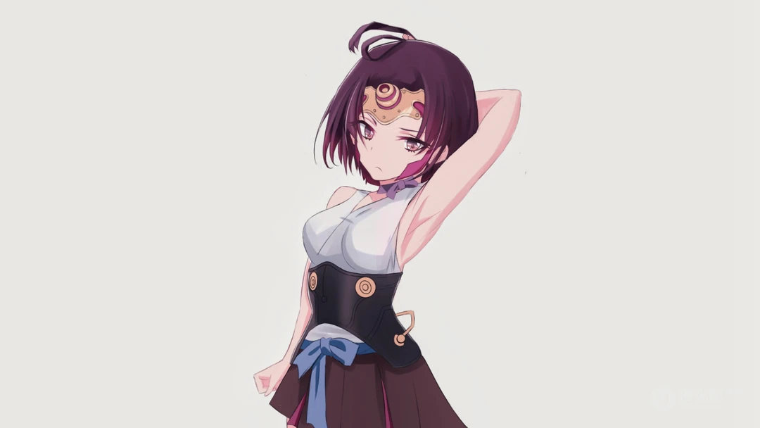 动漫&ldquo;甲铁城的卡巴内瑞&rdquo;人物插画高清壁纸