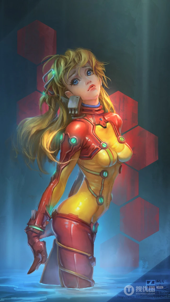 3D机械未来少女动漫手机插画壁纸
