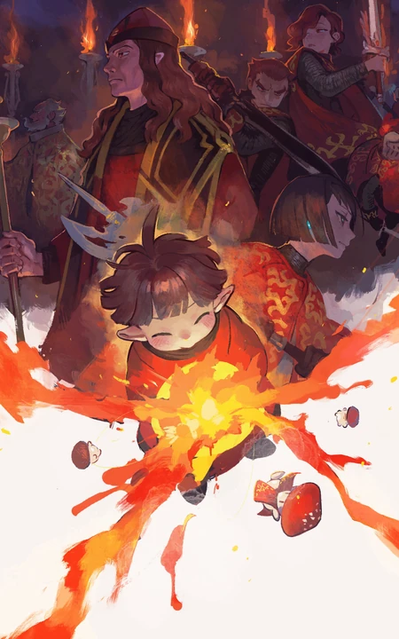 中国风动漫武侠的人物插画手机壁纸图片