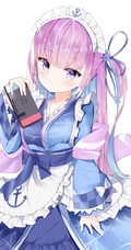 5月9日简洁手绘的二次元少女手机壁纸合集推荐