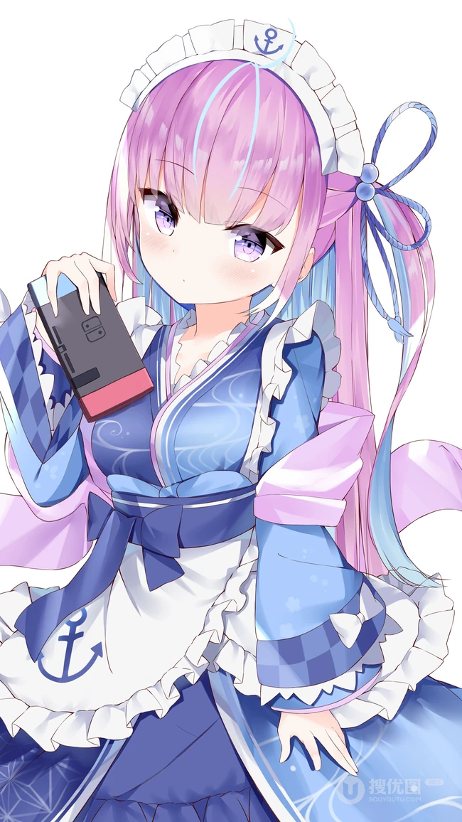 5月9日简洁手绘的二次元少女手机壁纸合集推荐