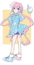 5月9日简洁手绘的二次元少女手机壁纸合集推荐
