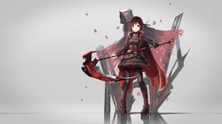 美国动漫RWBY拿着死神镰刀的女人物手机壁纸