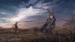 明日方舟女人物比基尼等创意手绘插画动漫壁纸下载