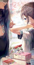 二次元酷，美，萌少女插画手绘图集，P站画师 ふわり作品集