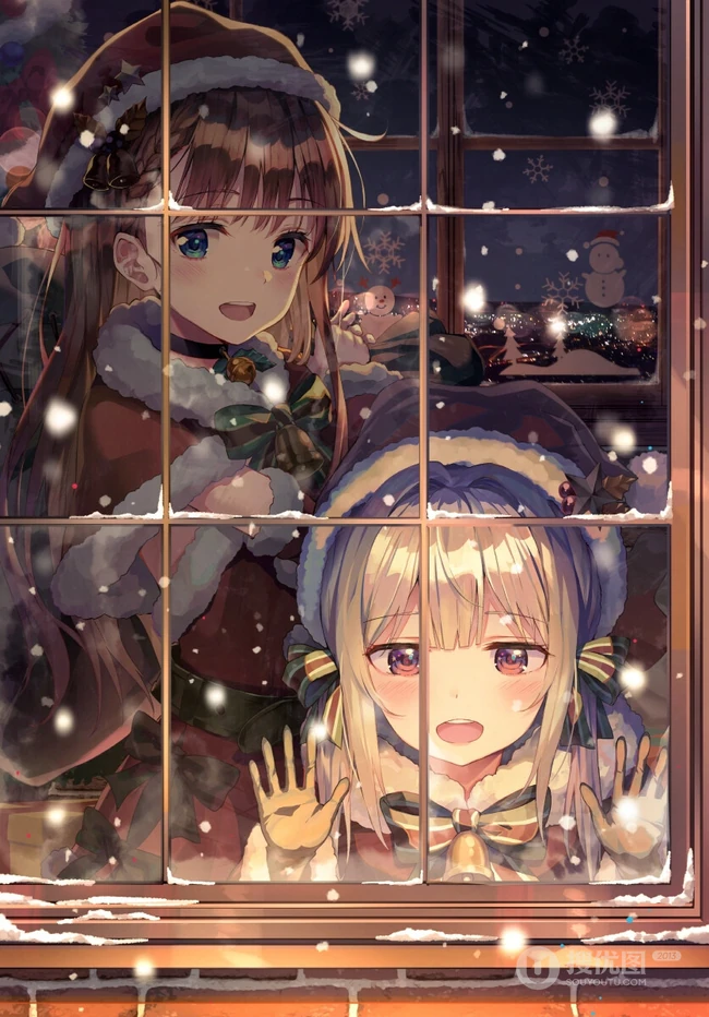 二次元酷，美，萌少女插画手绘图集，P站画师 ふわり作品集