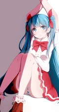 穿各种袜子袜装的二次元动漫线条感妹子插画图片合集