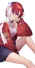 穿各种袜子袜装的二次元动漫线条感妹子插画图片合集