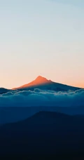 奇妙无比的大自然高山云海唯美风景壁纸