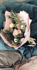 美丽的玫瑰花束插花艺术高清植物手机壁纸