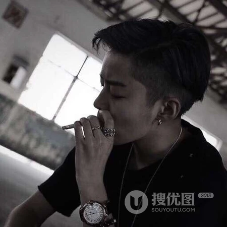 狂拽吊炸天的高逼格吸烟男生帅气头像图片，失恋男生头像图片