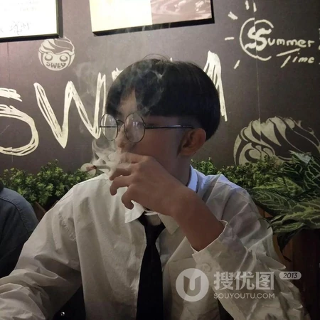 狂拽吊炸天的高逼格吸烟男生帅气头像图片，失恋男生头像图片