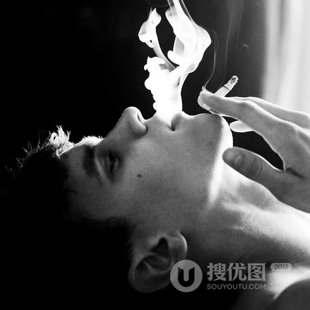狂拽吊炸天的高逼格吸烟男生帅气头像图片，失恋男生头像图片