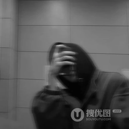 代表伤心，失恋等心情的男生头像，帅哥模糊光圈创意头像图片