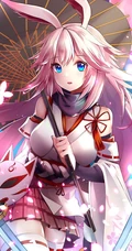 动漫手游《崩坏3》人物角色八重樱各种风格CG插画手绘多图图集