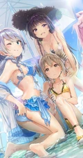 动漫手游《崩坏3》人物角色八重樱各种风格CG插画手绘多图图集