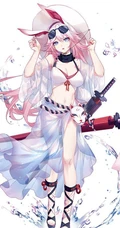 动漫手游《崩坏3》人物角色八重樱各种风格CG插画手绘多图图集