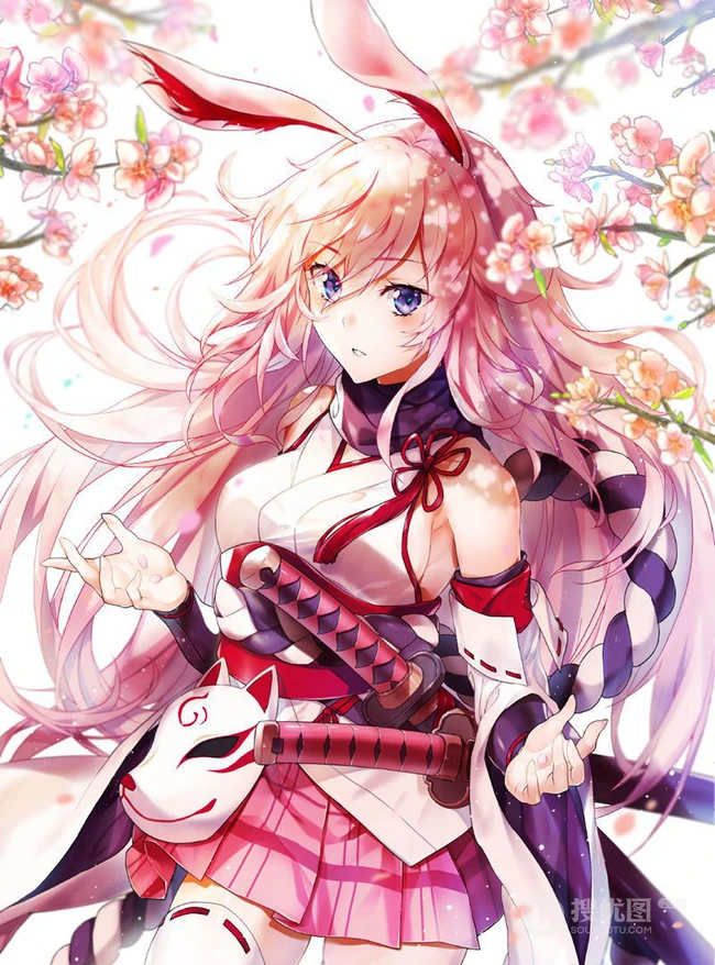 动漫手游《崩坏3》人物角色八重樱各种风格CG插画手绘多图图集