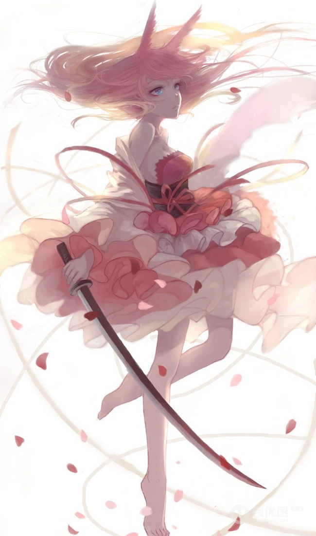 动漫手游《崩坏3》人物角色八重樱各种风格CG插画手绘多图图集