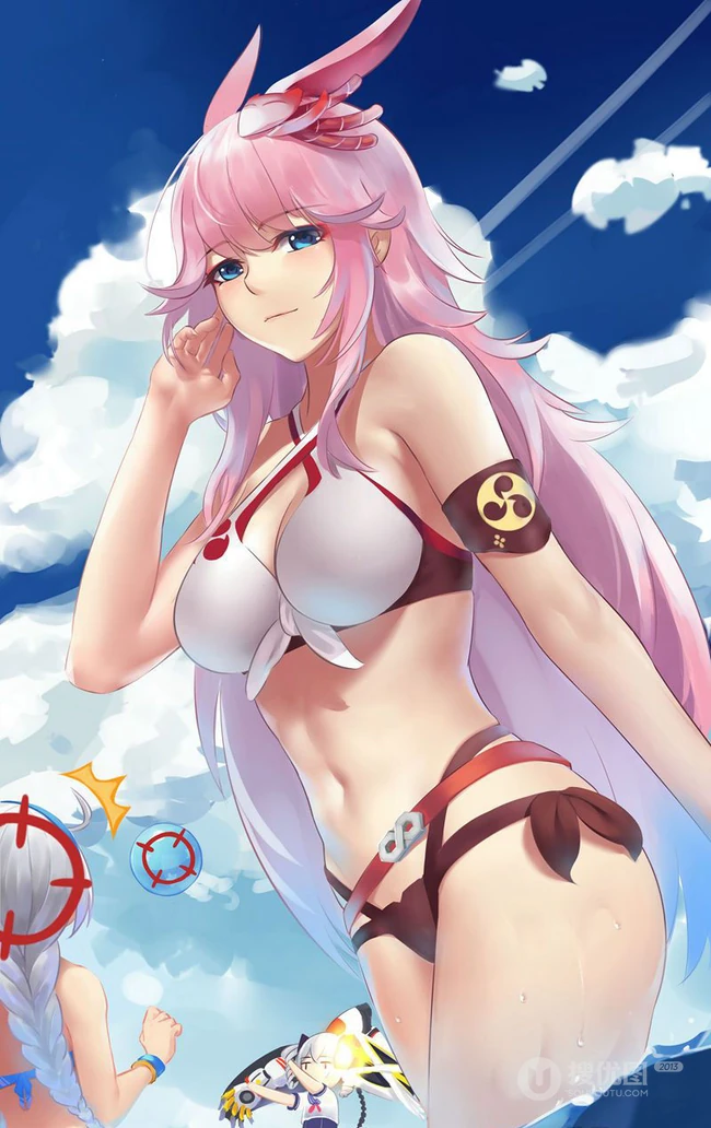 动漫手游《崩坏3》人物角色八重樱各种风格CG插画手绘多图图集