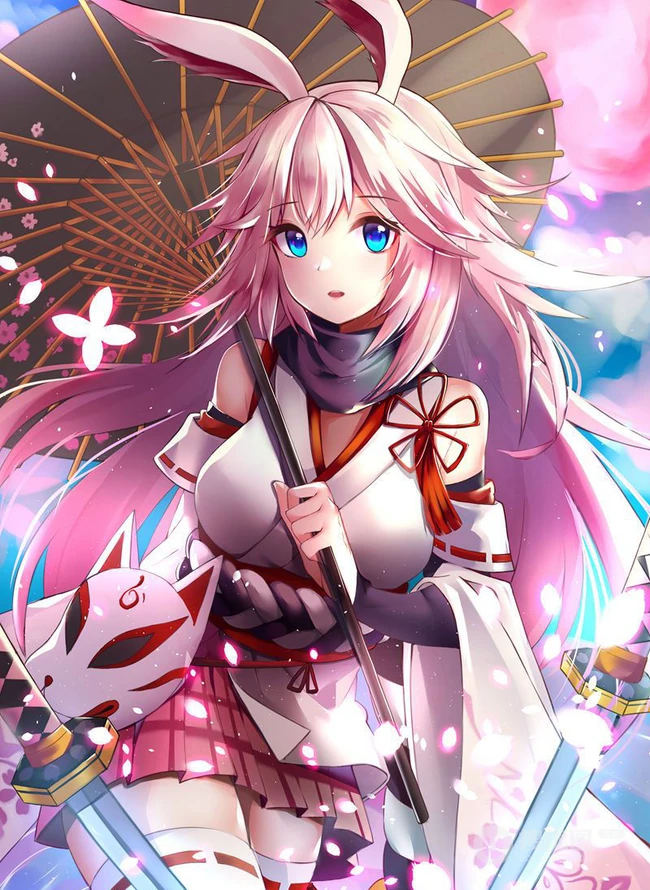 动漫手游《崩坏3》人物角色八重樱各种风格CG插画手绘多图图集