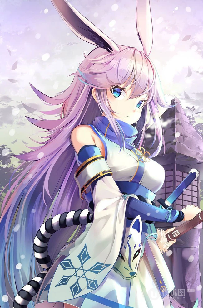 动漫手游《崩坏3》人物角色八重樱各种风格CG插画手绘多图图集