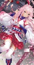 动漫手游《崩坏3》人物角色八重樱各种风格CG插画手绘多图图集