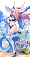 动漫手游《崩坏3》人物角色八重樱各种风格CG插画手绘多图图集