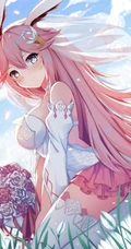 动漫手游《崩坏3》人物角色八重樱各种风格CG插画手绘多图图集