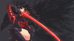美国动画&ldquo;RWBY&rdquo;女主角创意酷插画手机壁纸