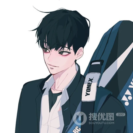 动漫男头像，手绘酷男生动漫人物QQ头像