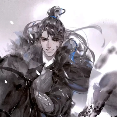 手绘古代侠客，豪杰，美男等QQ男人头像