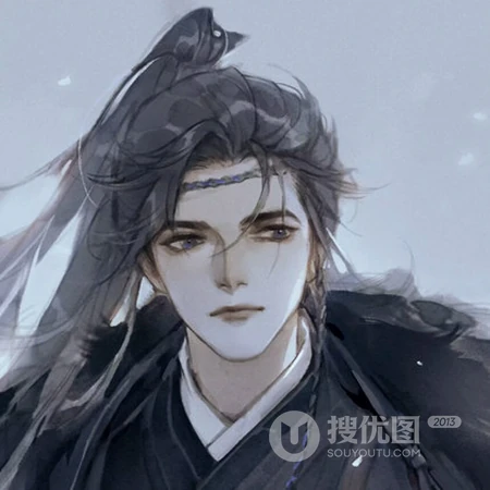 手绘古代侠客，豪杰，美男等QQ男人头像