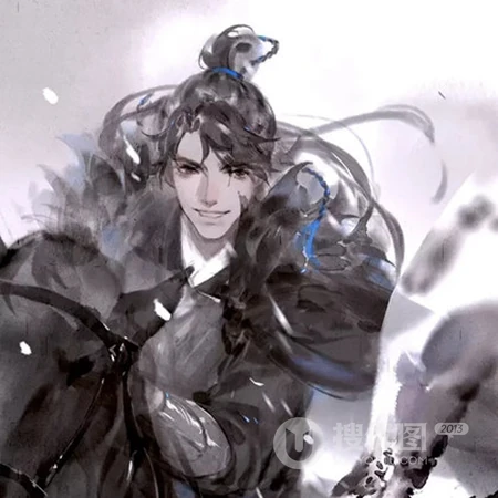 手绘古代侠客，豪杰，美男等QQ男人头像