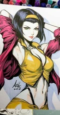 漫画大师笔下马克笔手绘图片，一些经典的动漫漫画女性人物