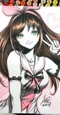 漫画大师笔下马克笔手绘图片，一些经典的动漫漫画女性人物