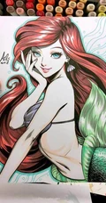 漫画大师笔下马克笔手绘图片，一些经典的动漫漫画女性人物