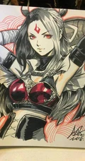 漫画大师笔下马克笔手绘图片，一些经典的动漫漫画女性人物