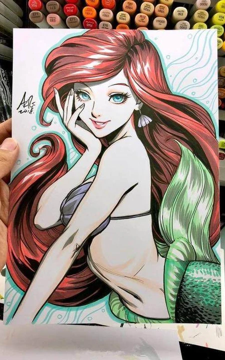 漫画大师笔下马克笔手绘图片，一些经典的动漫漫画女性人物