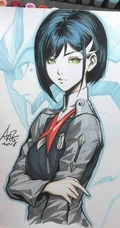 漫画大师笔下马克笔手绘图片，一些经典的动漫漫画女性人物