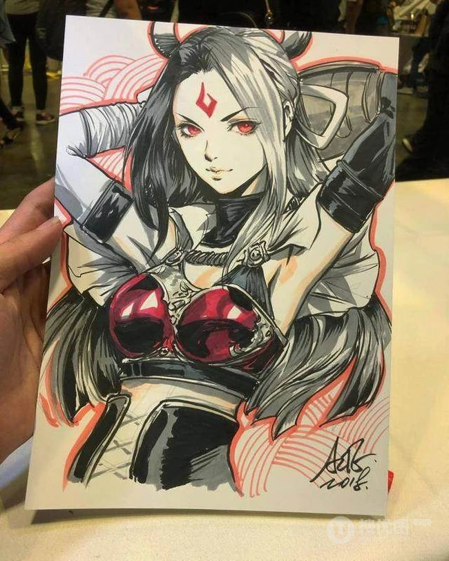 漫画大师笔下马克笔手绘图片，一些经典的动漫漫画女性人物