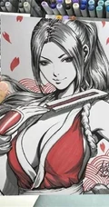 漫画大师笔下马克笔手绘图片，一些经典的动漫漫画女性人物