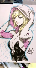 漫画大师笔下马克笔手绘图片，一些经典的动漫漫画女性人物