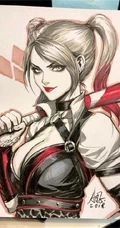 漫画大师笔下马克笔手绘图片，一些经典的动漫漫画女性人物