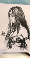 漫画大师笔下马克笔手绘图片，一些经典的动漫漫画女性人物