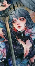 梦幻水彩插画作品，这种画的感觉好棒，让人有一种静静的感觉