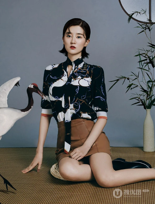 哈尔滨女明星乔欣诠释优雅古典丽人风采写真图片