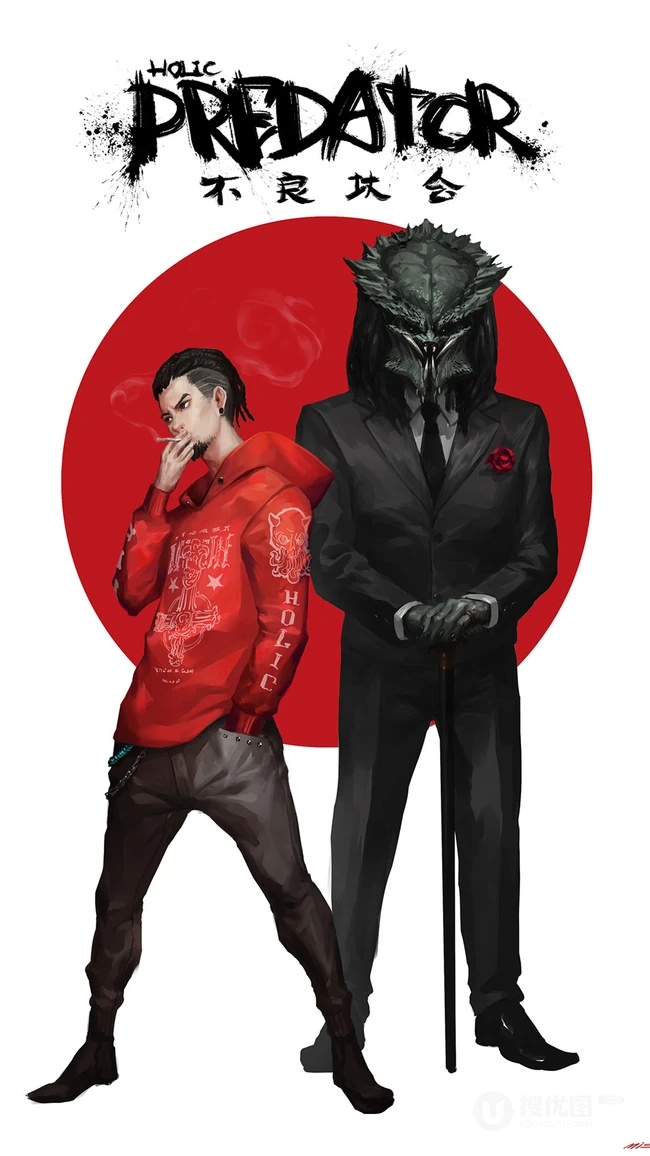 不良人漫画手机壁纸，看过穿西服的铁血战士吗？