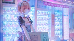 粉色少女心美女动漫插画5月13日推荐二